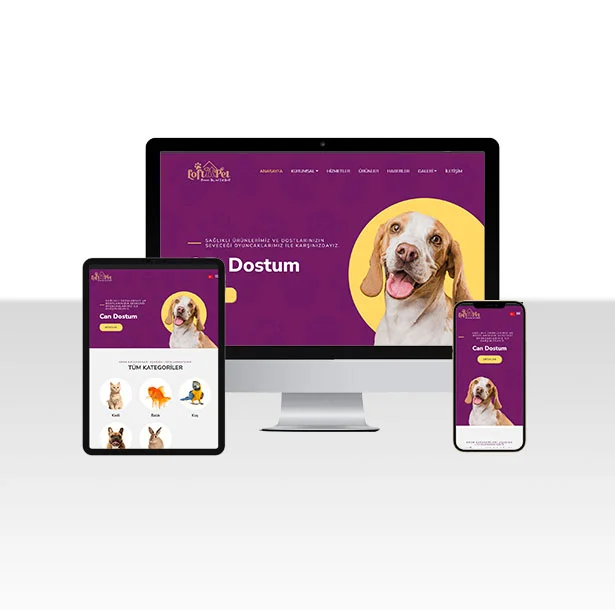 Petshop Web Sitesi Paketi