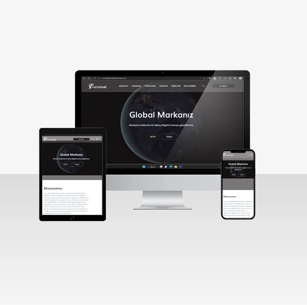 Kurumsal Firma Web Paketi Black